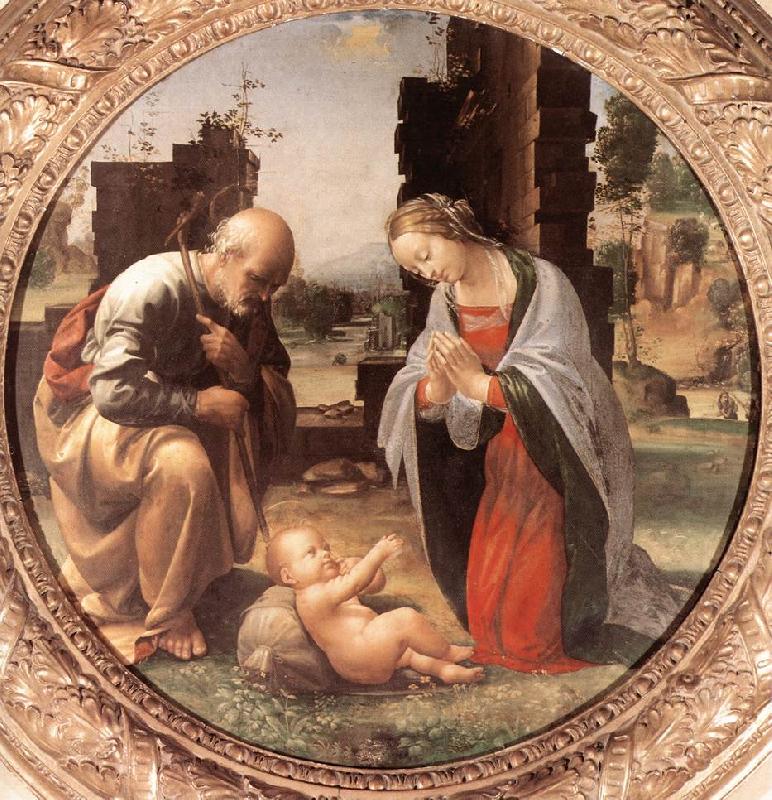 BARTOLOMEO, Fra The Adoration of the Christ Child nn France oil painting art